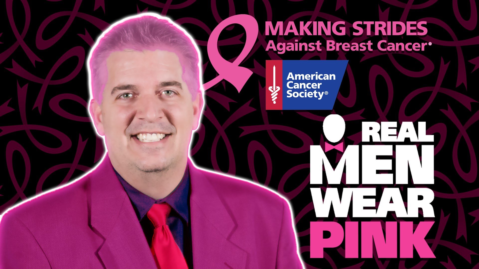 Jeff Gunter Real Men Wear Pink Campaign