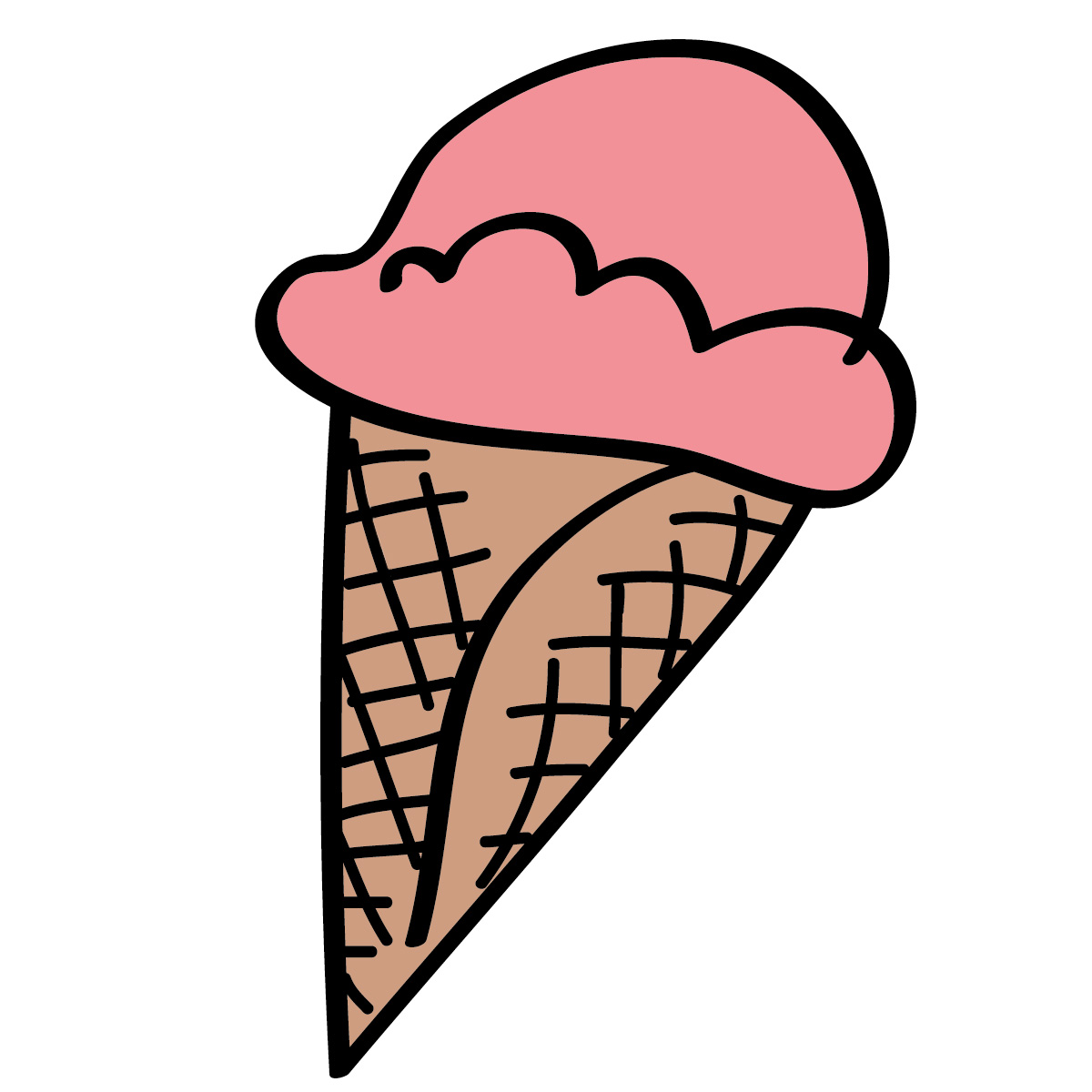 pink ice cream clipart - photo #47