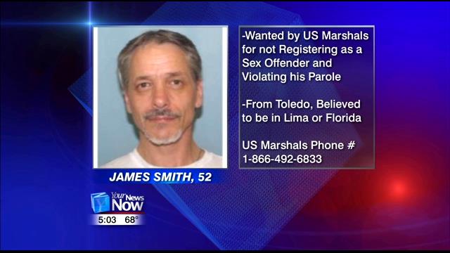 Sex Offender Possibly In Lima Wlio